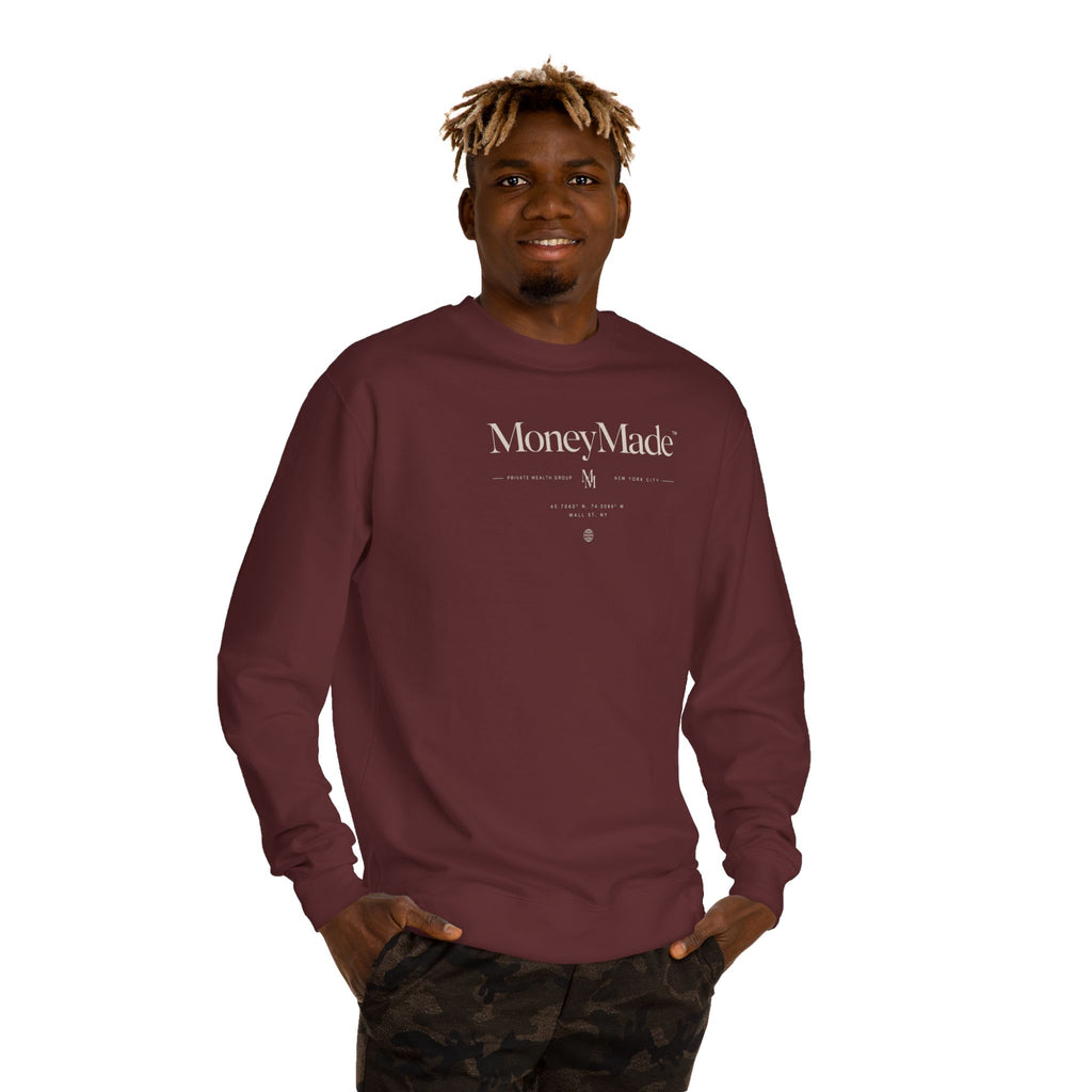 MoneyMade Crewneck Sweatshirt — Minimalist Logo Financial Streetwear